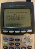 Proto TI-84 Plus SE "PTR 2093"