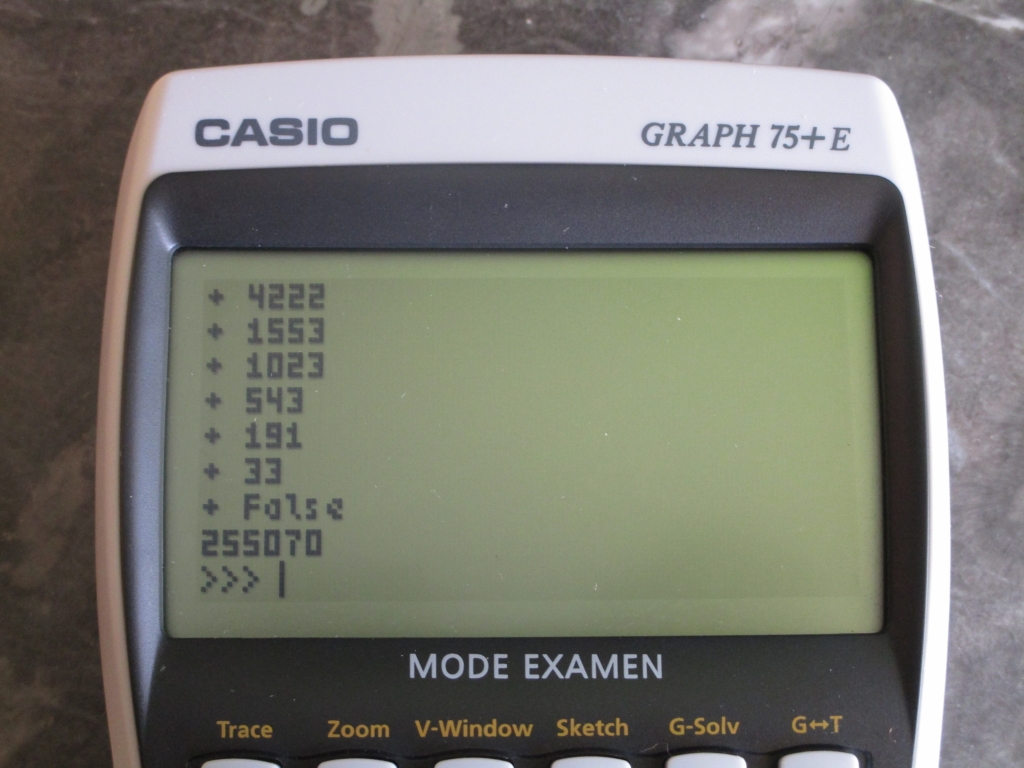 Casio Graph 75+E + CasioPython