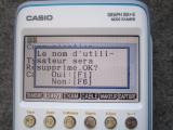 Casio Graph 90+E + reset owner