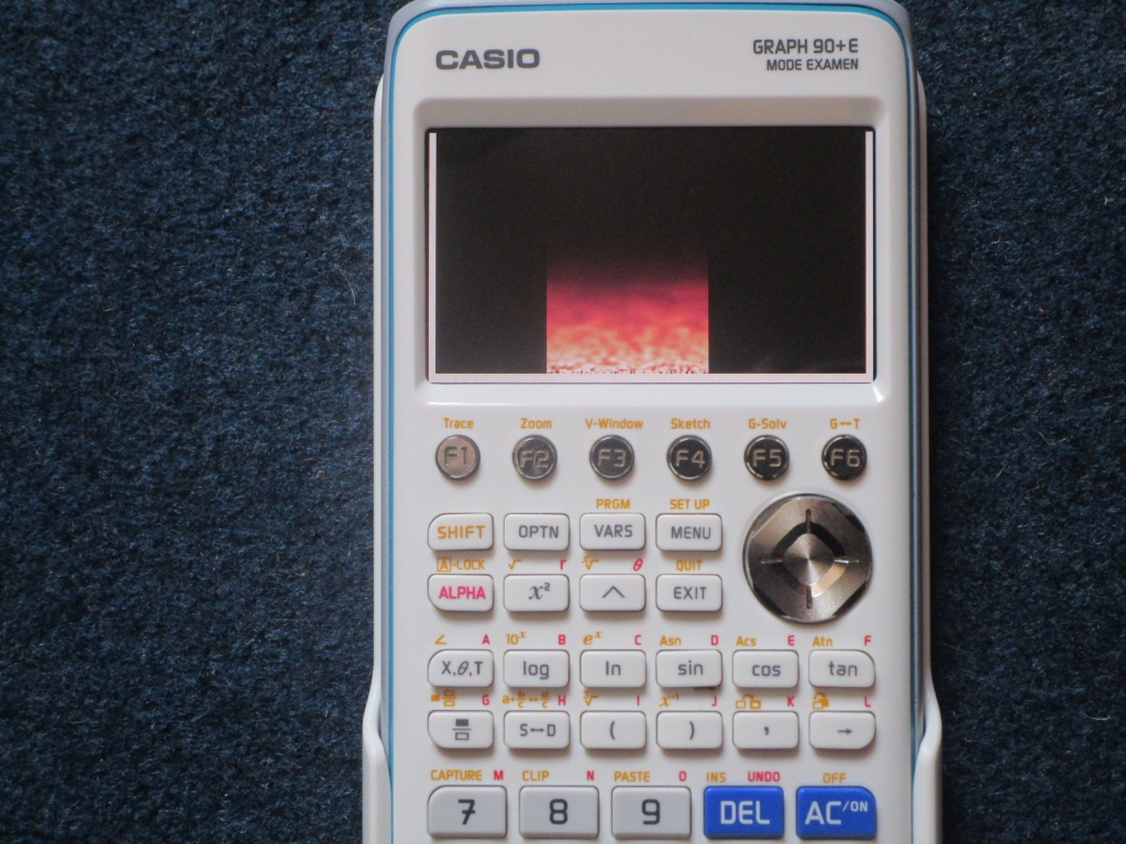 Casio Graph 90+E + Fire