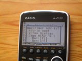 Casio fx-CG20 + OS 3.12