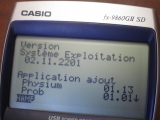 Casio fx-9860GII SD + OS 2.11