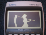 Casio Graph 75+E + Bad Apple
