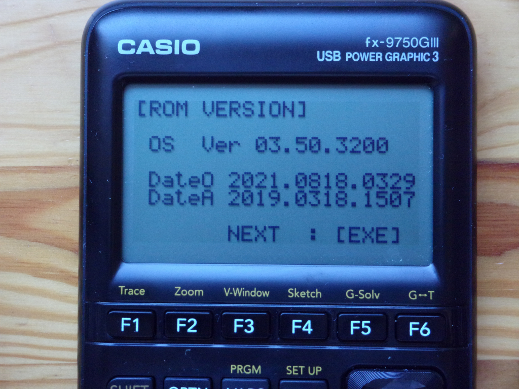 Casio fx-9750GIII + OS 3.50