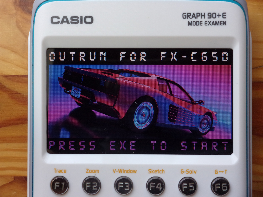 Casio Graph 90+E + OutRun