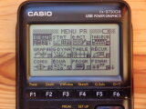 fx-9750GIII + menu 3.60
