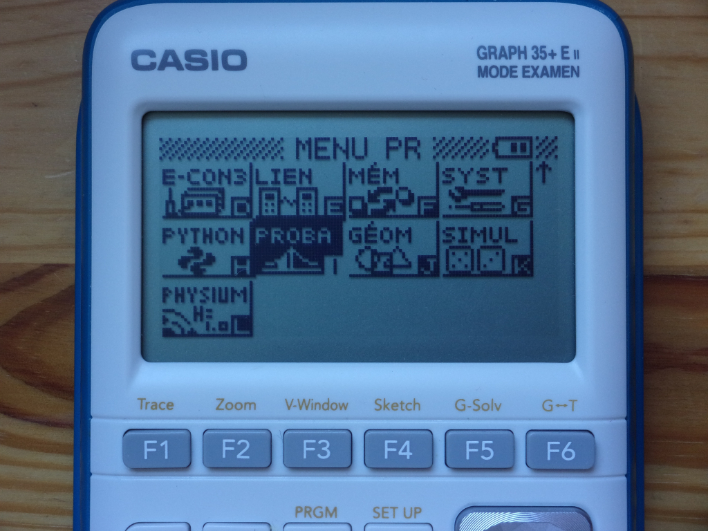 Graph 35+E II + menu 3.60