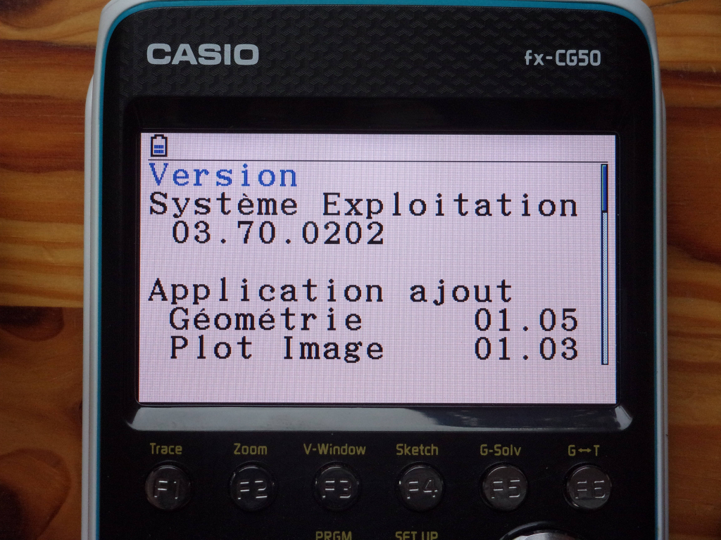 fx-CG50 + OS 3.70