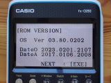 fx-CG50 + OS 3.80