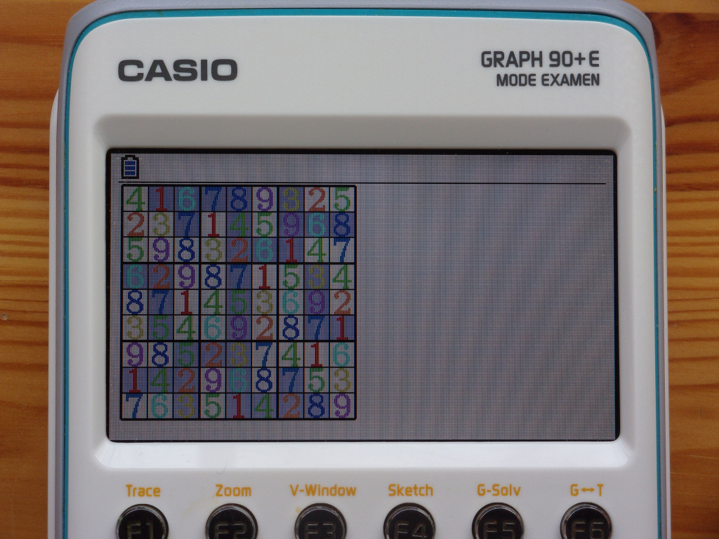 Casio Graph 90+E + Sudoto