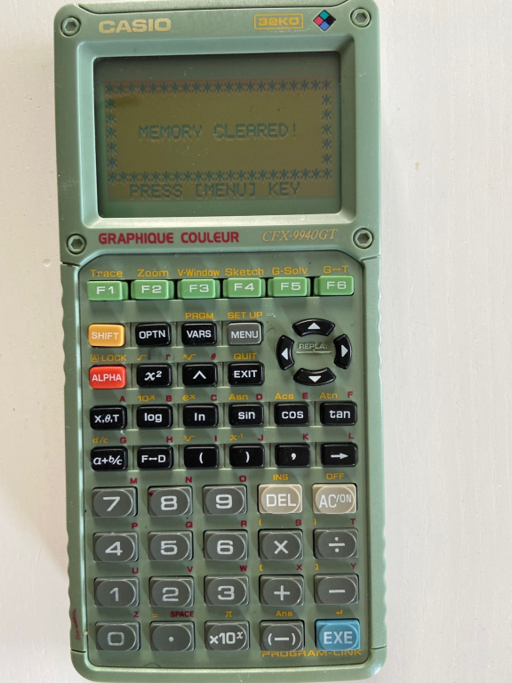 Casio cfx-9940GT