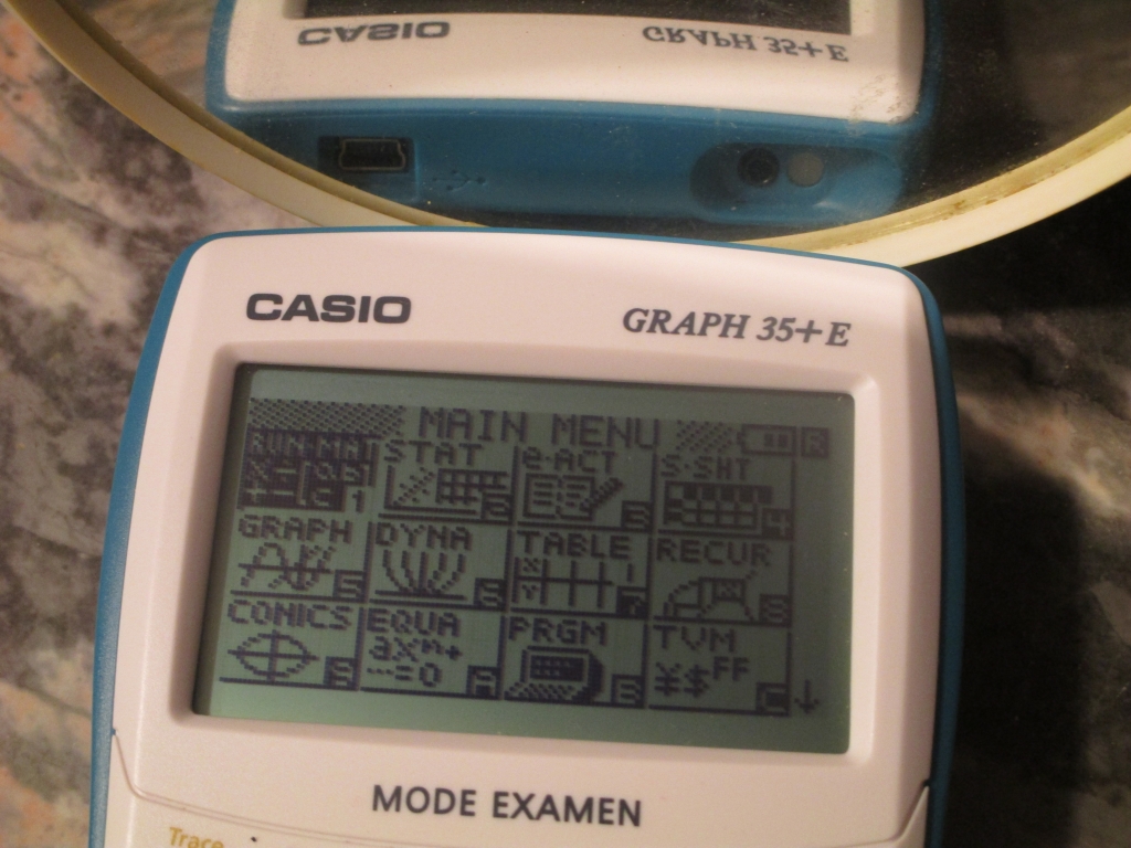 Casio Graph 35+E + OS patché