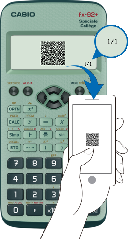 QR Code simple fx-92+SC