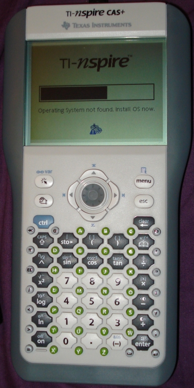 TI-Nspire CAS+ - Install OS