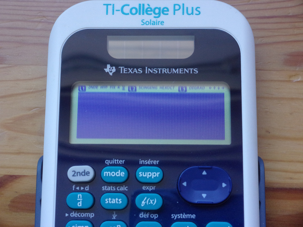 TI-Collège Plus: auto-diagnostic