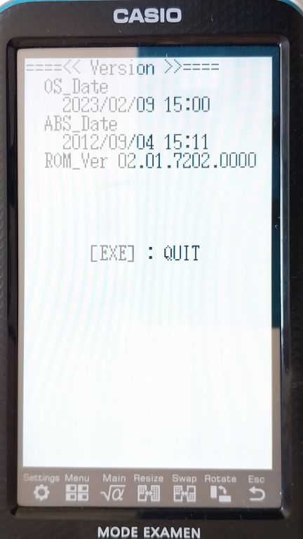 fx-CP400+E initiale