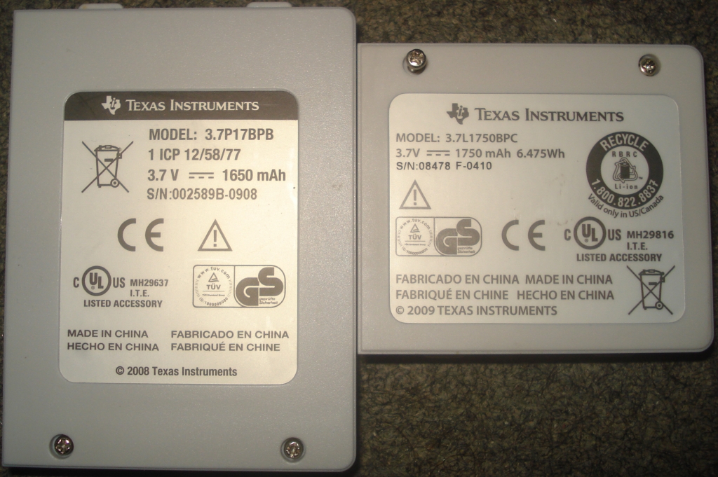 Comparaison TI-Nspire Navigator