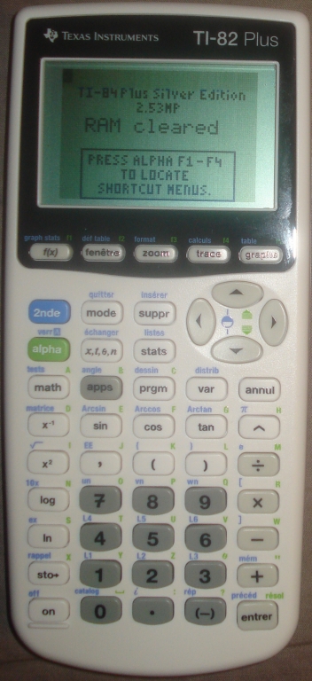 Prototype TI-82 Plus EVT