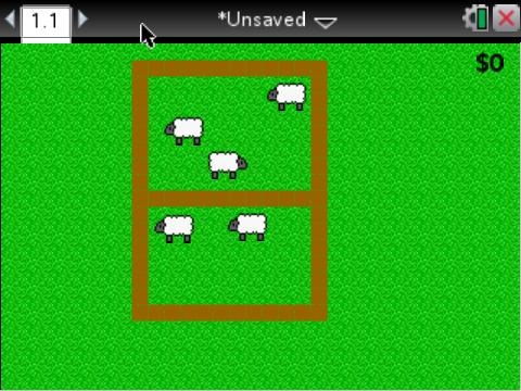 Les Moutons sur la Pelouse