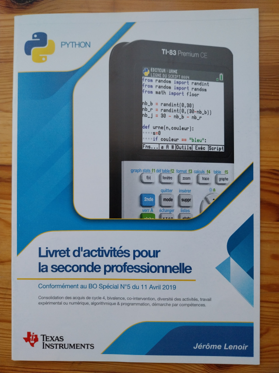 Activités TI-83PCE Python - 2024