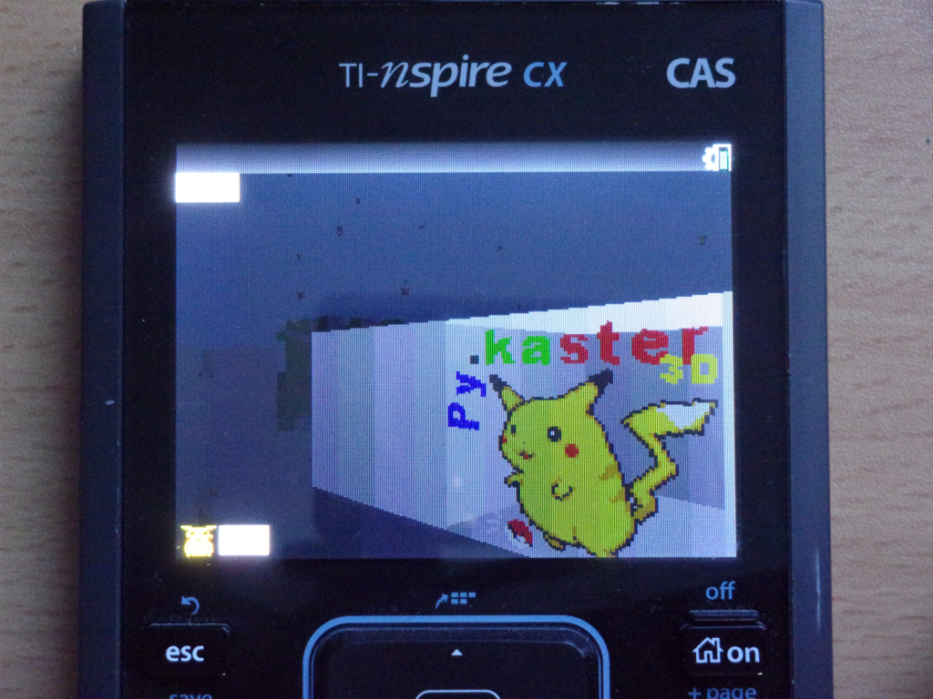 TI-Nspire CX CAS + Pykaster 3D