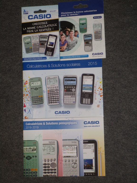 Catalogues Casio - rentrée 2018
