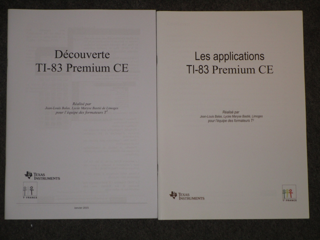 Guides TI-83PCE - rentrée 2018