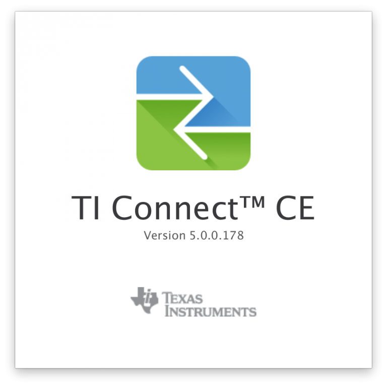 TI-Connect CE | Splash screen