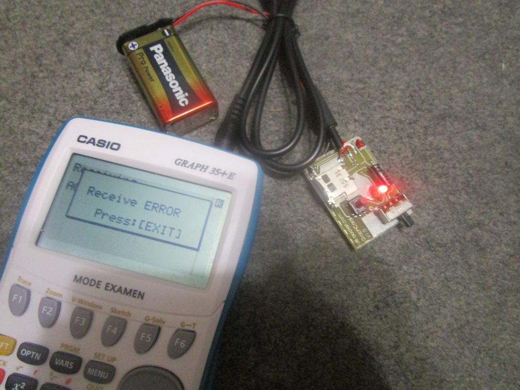 Graph 35+E + interface mini-SD