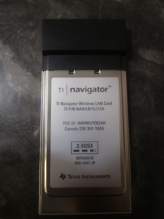 TI-Navigator hub type I - PCMCIA