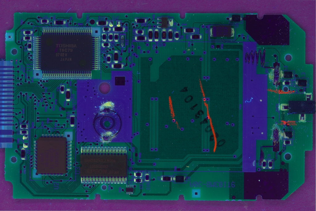 TI-83 14528601 PCB UV