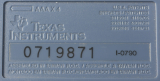 TI-81 HW-pre-'A' 0719871