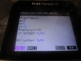 Ex3: coefficients complexes, Δ>0