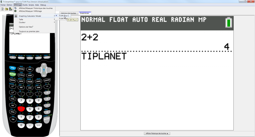 TI-SmartView 4.0 bêta.