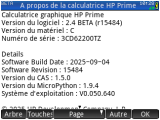 HP Prime G1 2.4.15484 bêta