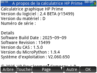 HP Prime G2 2.4.15499