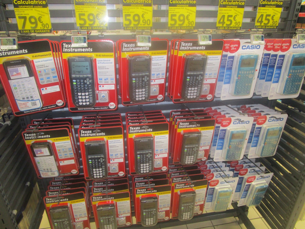 Calculatrices Carrefour, 07/2015