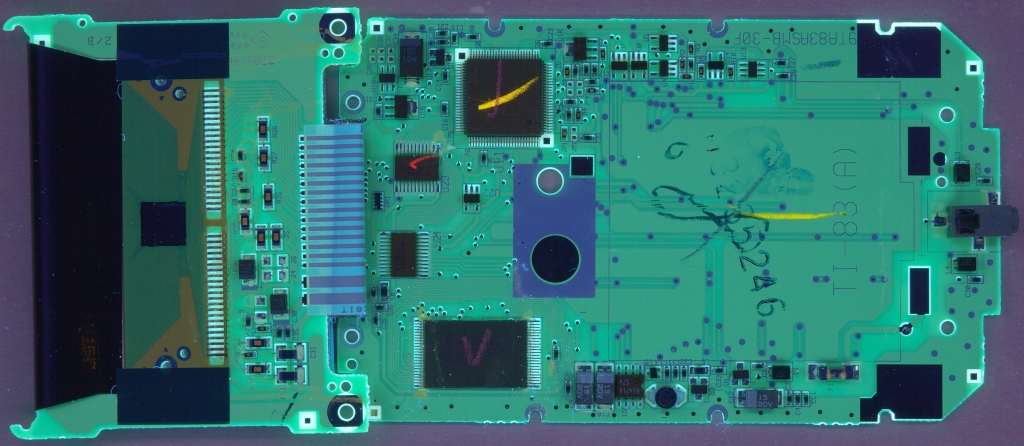 TI-83+ 1312010858 PCB UV