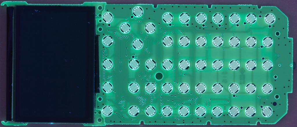 TI-83+ 1312010858 PCB Front UV