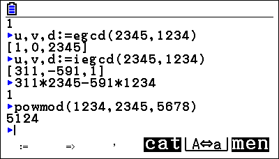 KhiCAS (giac/xcas) sur Graph90+E