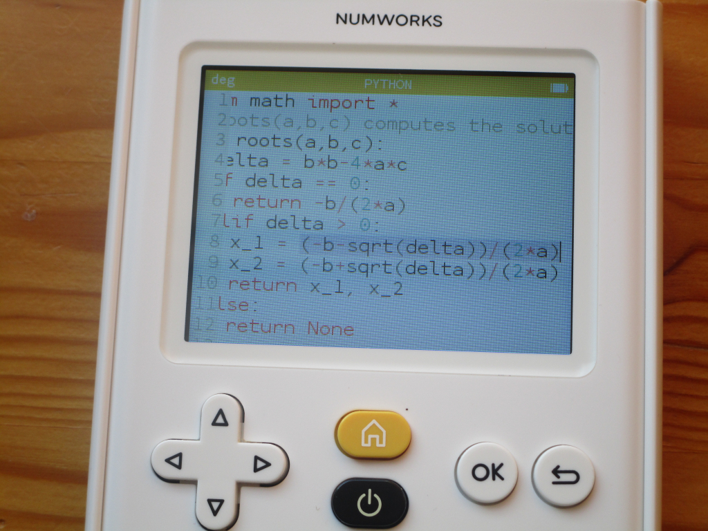 NumWorks v13.1.0