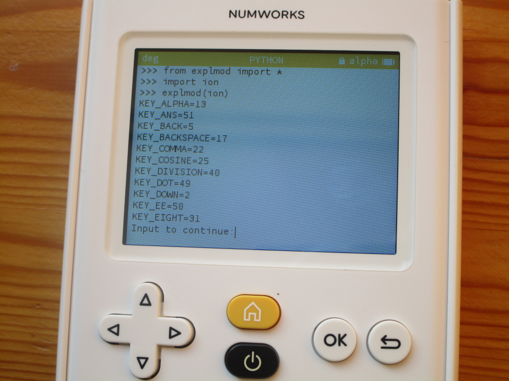 NumWorks v13.1.0