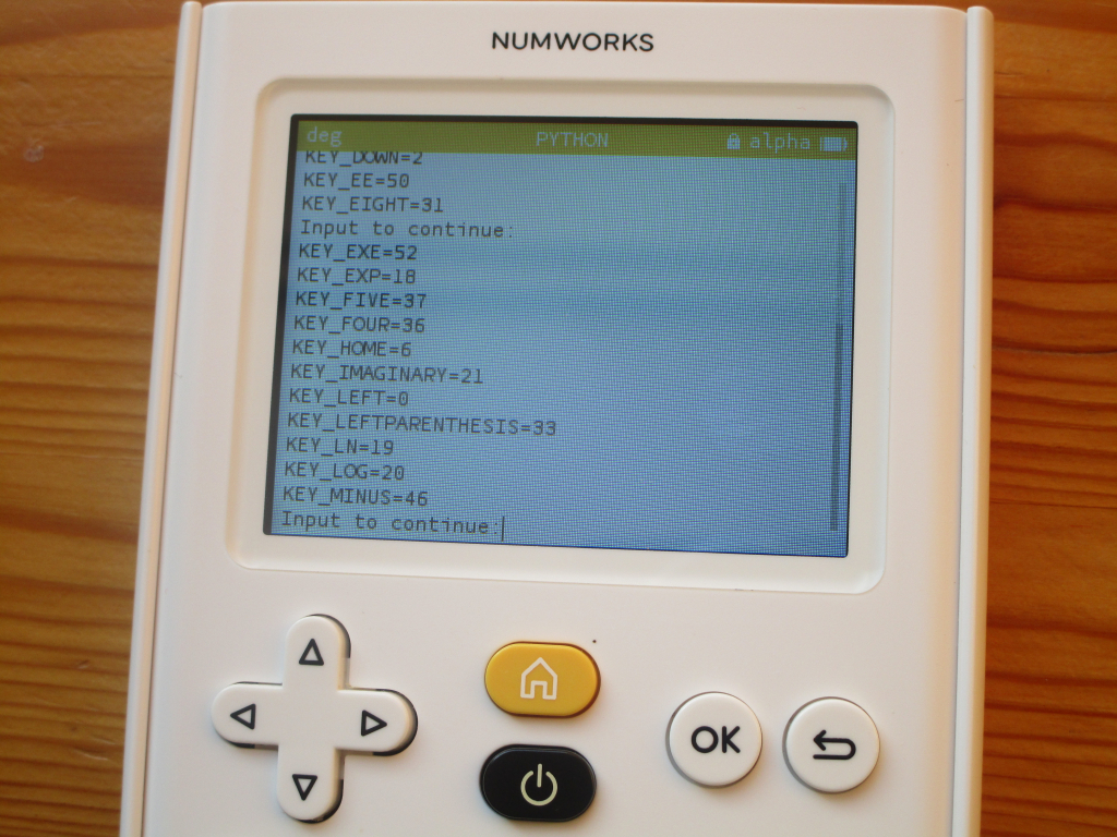 NumWorks v13.1.0