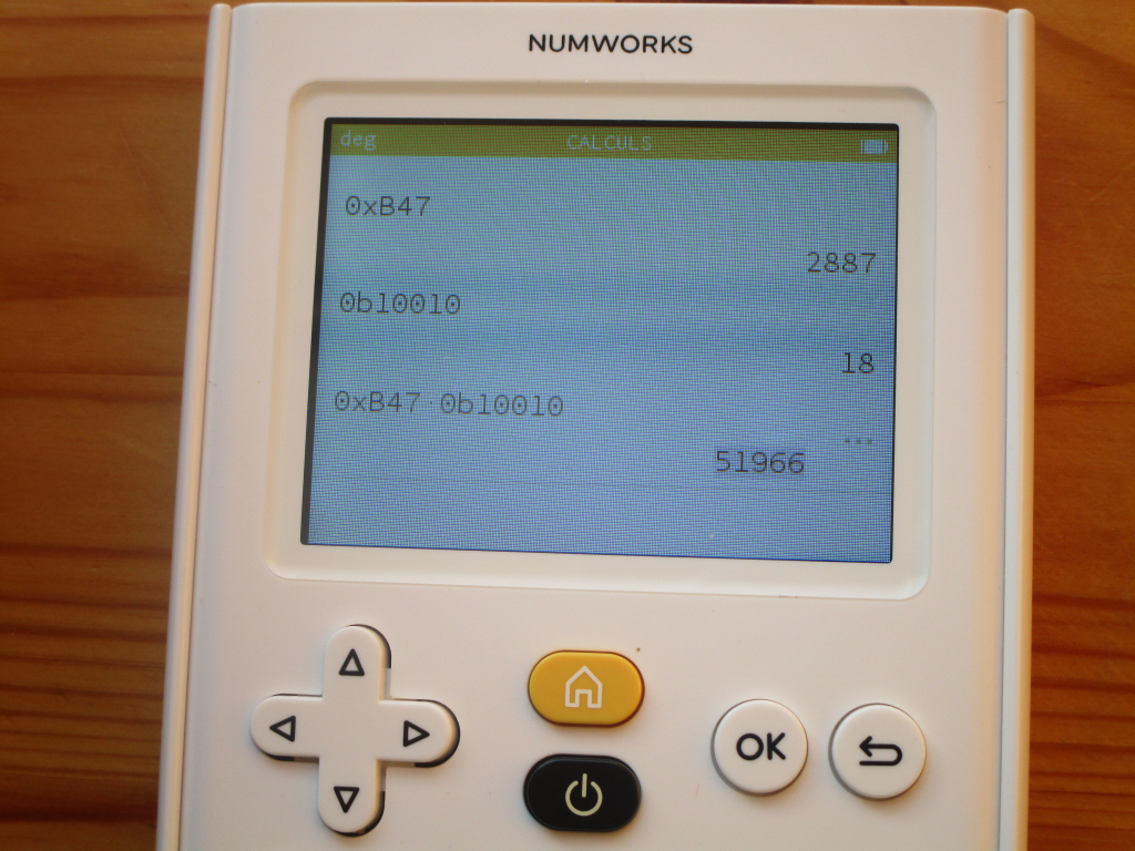 NumWorks v13.1.0