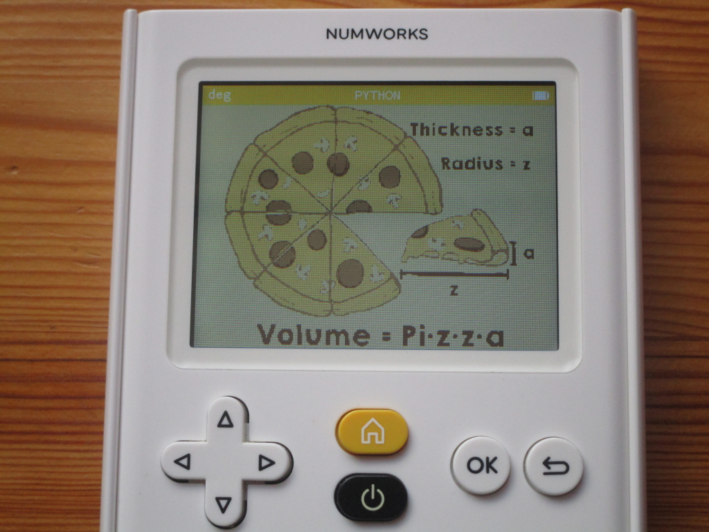 NumWorks + Pizza