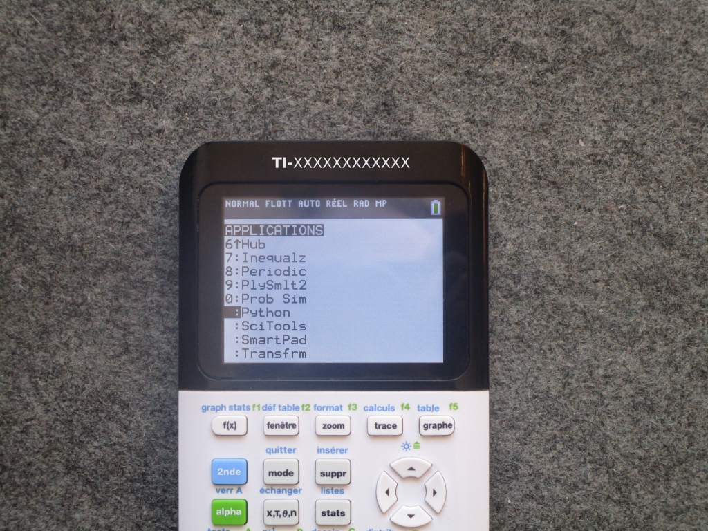 Prototype EVT3 TI-83 Francium X