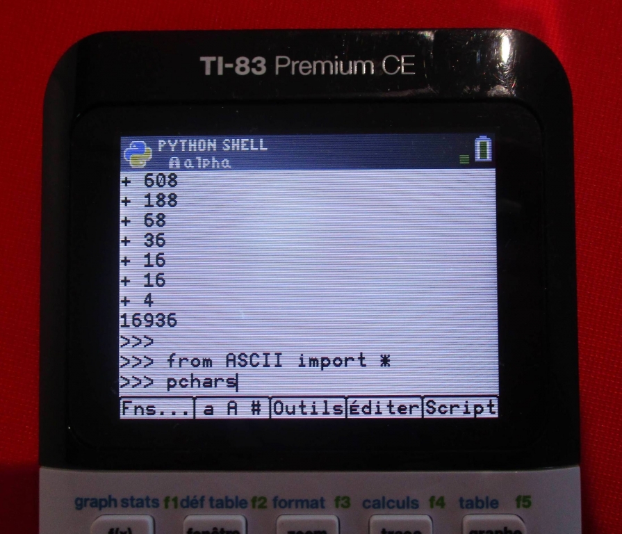 mem() TI-83 Premium CE Python