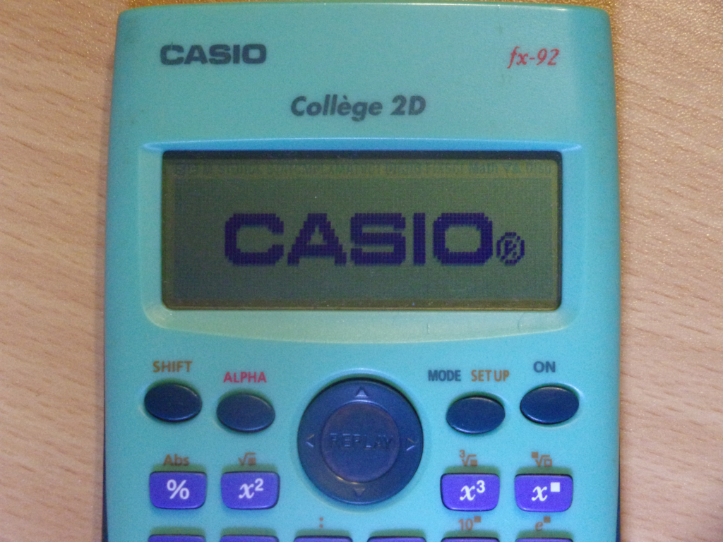 Casio fx-92 Collège 2D