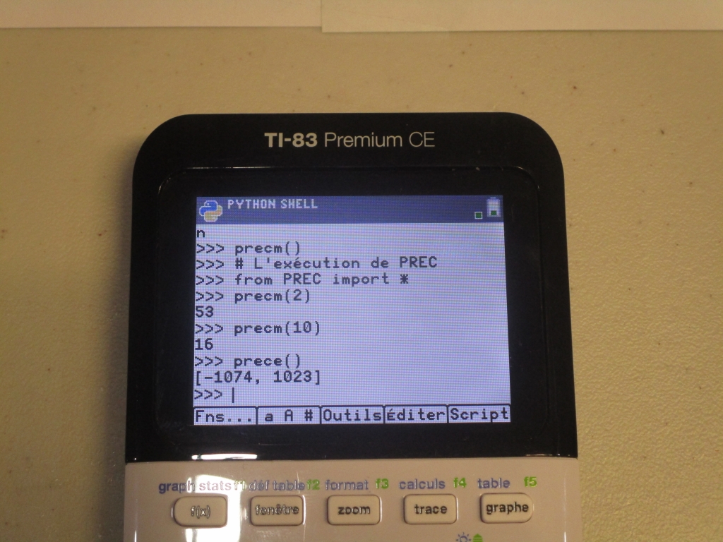 TI-83 Premium CE Edition Python