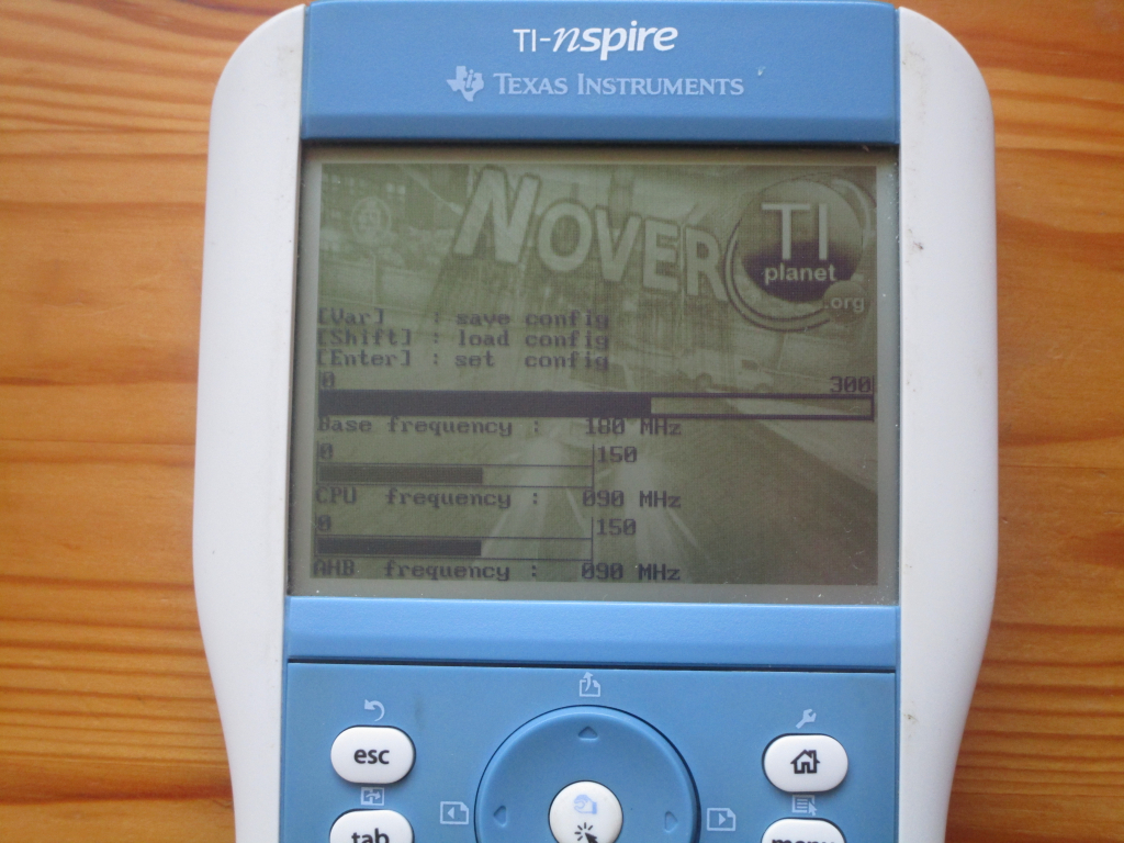 TI-Nspire + Nover @90MHz